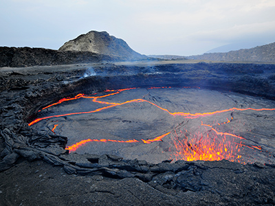 Molten lava in the Erta Ale’s crater - Pierre Emonet