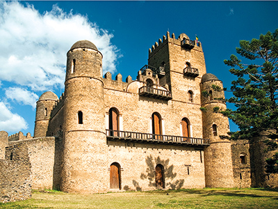 Fasil Ghebbi fortress-city in Gondar